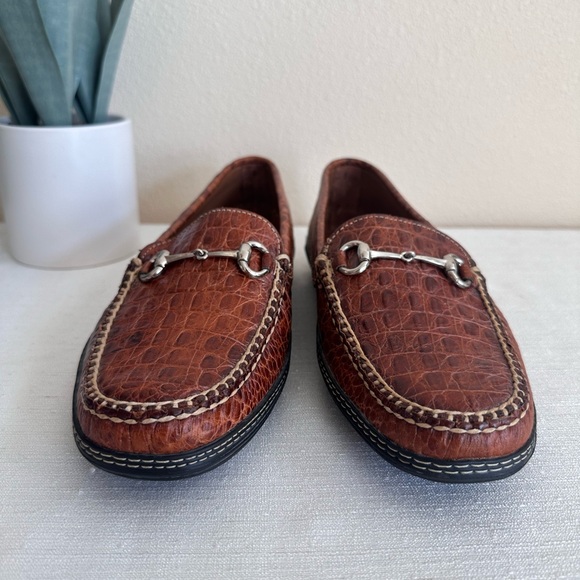 T.B. Phelps Brown Crick Leather Classic Loafers Men’s 9M - Picture 4 of 15